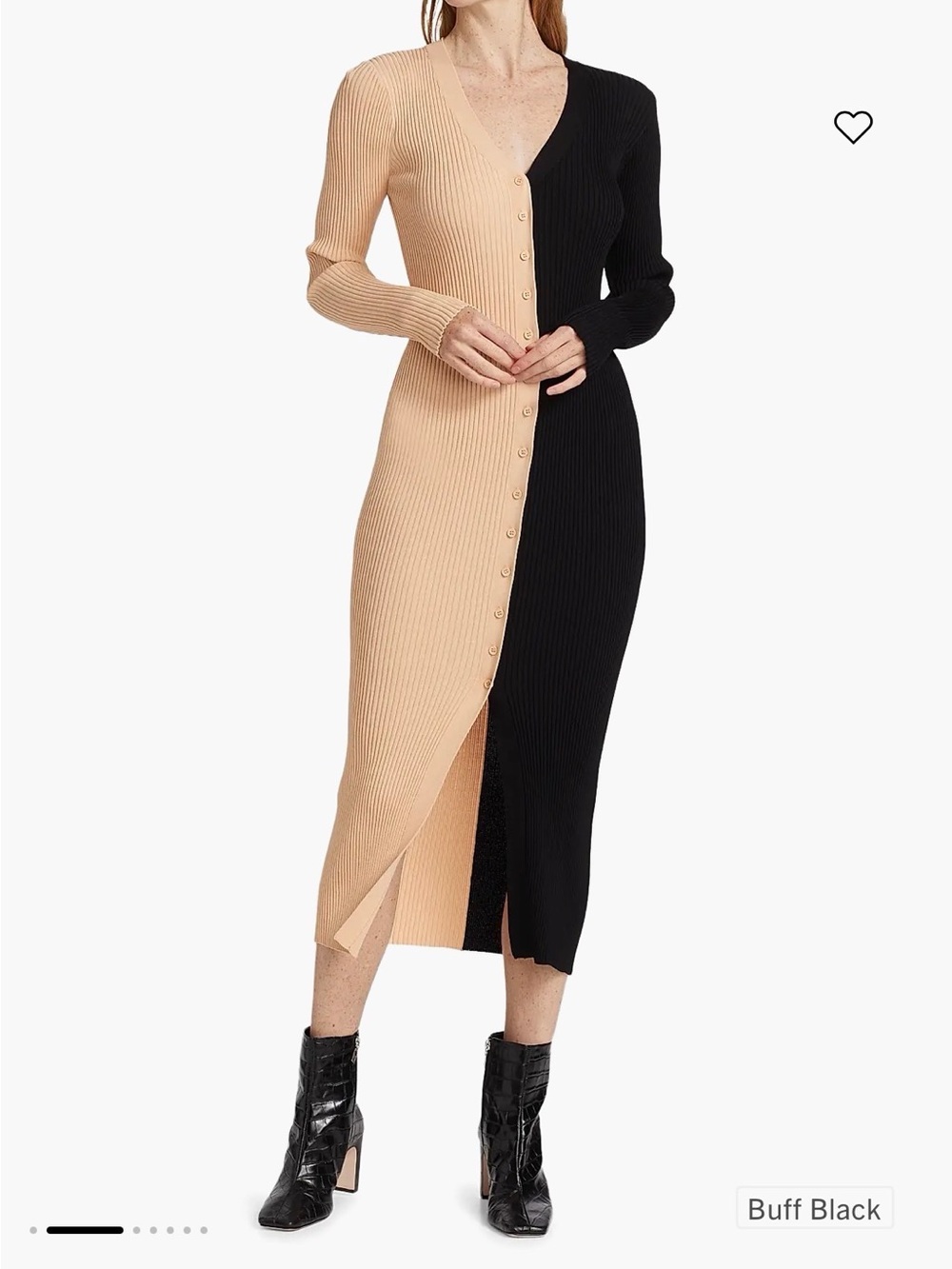Shoko Colorblocked Midi-Dress